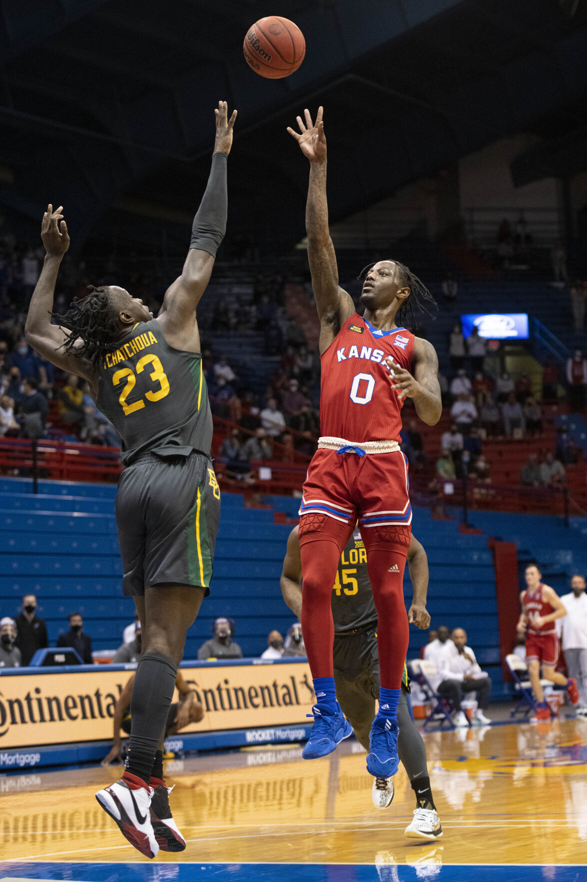 NCAA Basketball: Baylor at Kansas